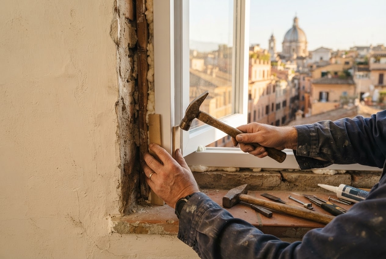 Cosa succede durante installazione infissi: Guida Completa | Arte del Ferro Roma