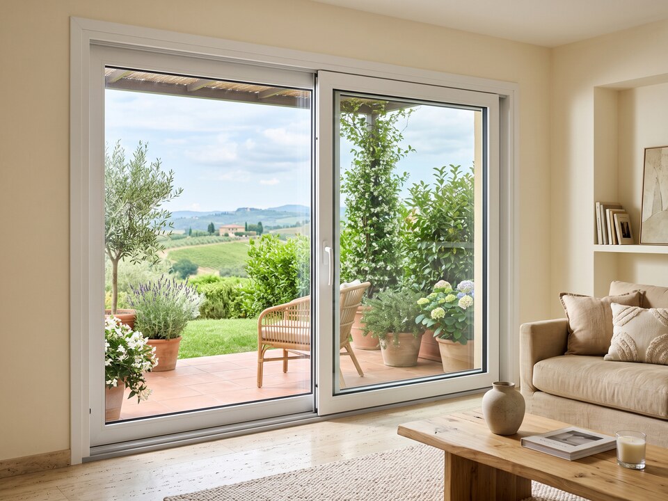 Finestra PVC scorrevole alzante