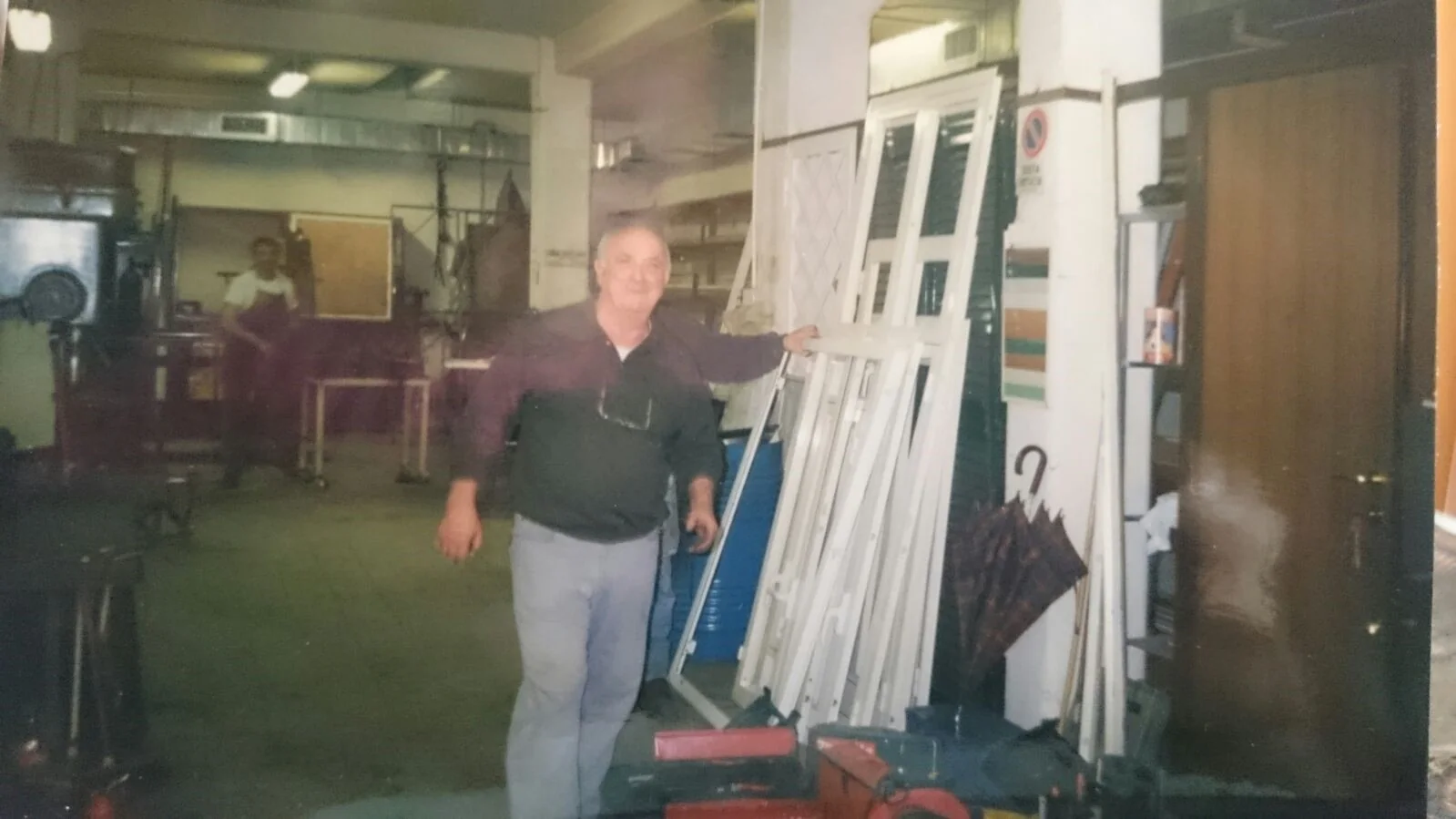 Officina: fotografia storica dell’archivio aziendale